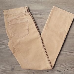 Low rise corduroy j crew pants